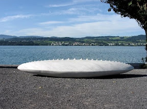 Milestone live stone carving - Sibylle Pasche 
