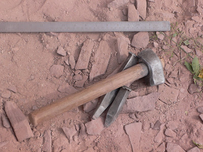 Stone tools at Jaislmer, India Stone tools at Jaislmer, India
