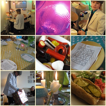 Fødselsdag Fødselsdagscollage