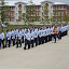 NAVAL STATION GREAT LAKES, Ill., (August 14, 2007) – Recruits from Division 253 march from their ship barracks, USS Chicago, at Recruit Training Command here. Division 253 is the third all Special Warfare Operations division to go through recruit training and graduated August 10th. The division was made up of rating candidates for Special Warfare Operator (SO), Special Warfare Boat Operator (SB), Navy Diver (ND) and Explosive Ordnance Disposal (EOD). It is part of a new Navy and Special Warfare Command (SPECWARCOM) initiative to grow the ranks of SEALS (SO), littoral and riverboat squadrons, dive units and EOD Detachments.  (Photo by Scott A. Thornbloom, Great Lakes Naval Service Training Command Public Affairs Office.)