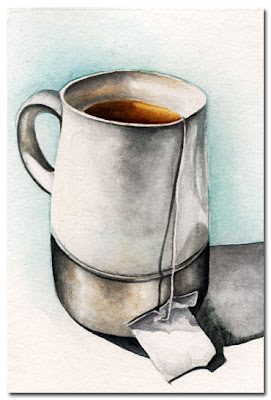 watercolour still life painting