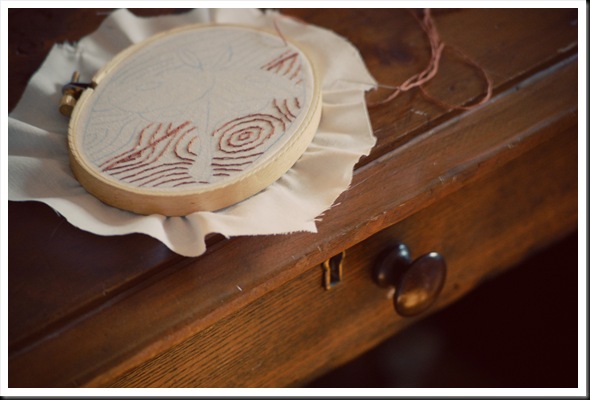 luna moth embroidery