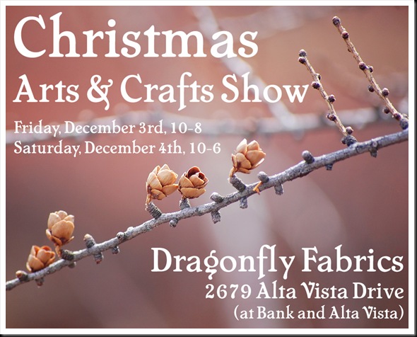 Dragonfly Craft Sale Dec 3-4