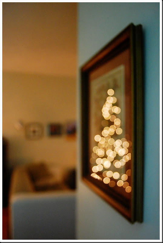 xmas lights frame