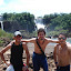 Happy mexican hobbit buddies from the hostel. Yes the guy in the middle is standing on a rock. Good lads.