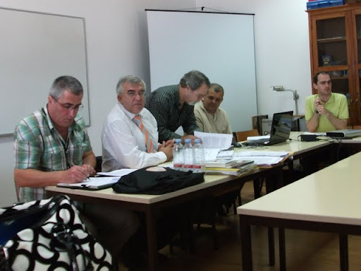 Carlos Dias (moderador e presidente da AXL), Jorge Antão (presidente da FPX), <br>Joaquim Sá (presidente do CJ), António Bravo (vice-presidente da FPX) e Bruno Figueiredo (secretário da FPX)