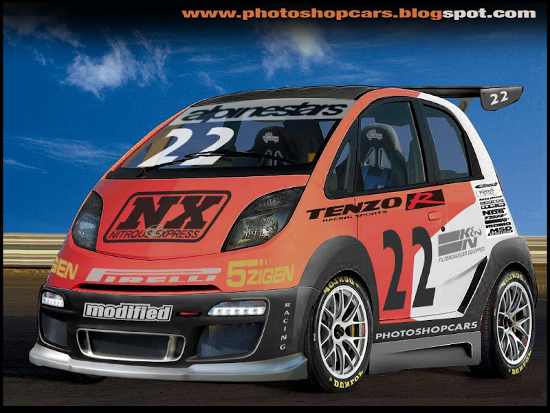 Tata Nano tuning rebaixado e virtual tuning