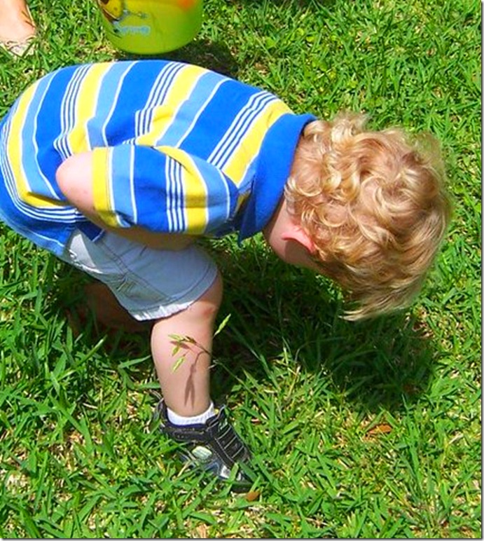 JACK DETERMINING IF THE EGG HAS CANDY HE LIKES