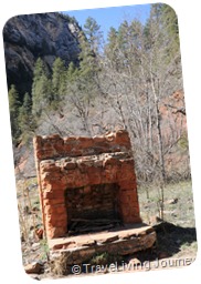 Fireplace on the trail