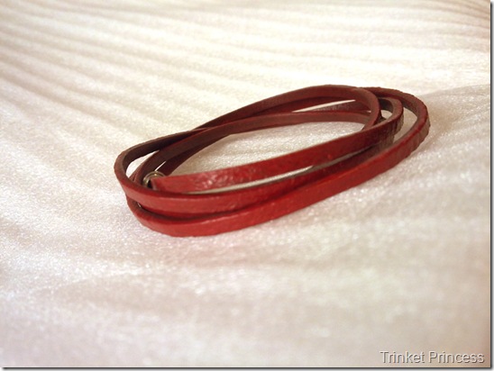 leather bracelet