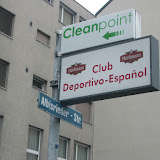 Un letrero en Albisrieder Strasse