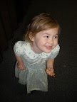 Gabriella snacking, getting ready for the big event