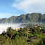 Panajakan and the village in the morning mist