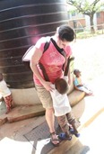 The kids didn't want us to put them down.