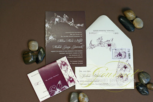 Terri fell in love with Lindsey 39s orchid invitations