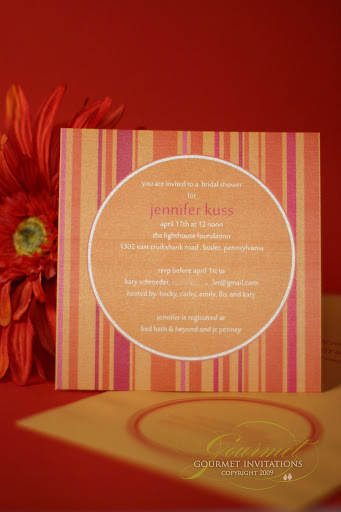 Striped Wedding Shower Invitations Katy is another of my all time favorite 