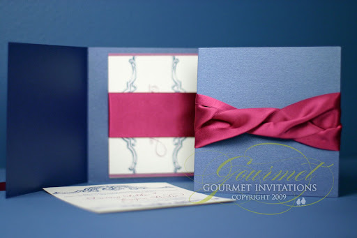 Danica 39s invitations are gorgeous They are a custom gatefold with a large