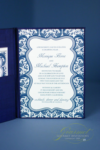 the invitation was designed