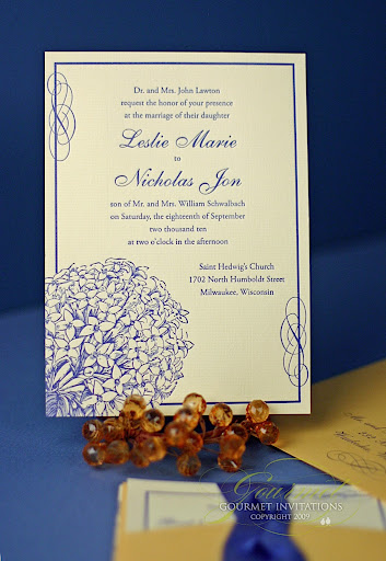 I designed these letterpress invitations on gorgeous butter yellow stock 