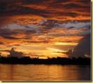 Atardecer llanero.