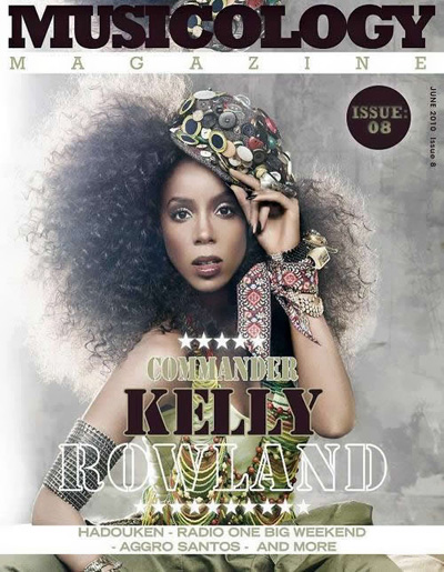 Kelly Rowland on the cover of Musicology magazine Kelly Rowland on the cover of Musicology magazine