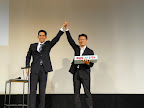 長妻代議士と共演－２００８政経セミナー開催－
