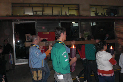 Via Crucis de jóvenes en Linares