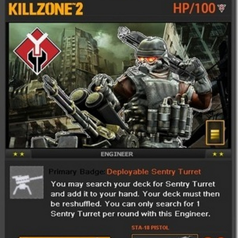 Dies ist das Killzone Kartenspiel