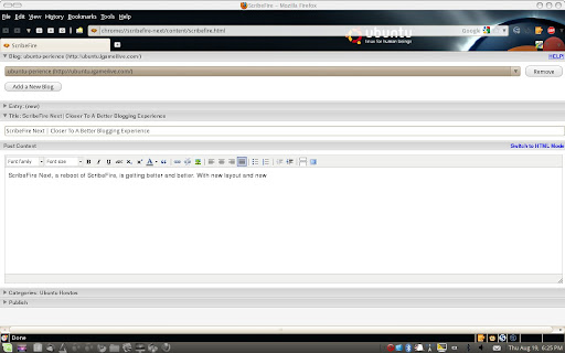 scribefire next | better blogging tool