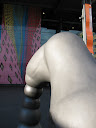bulbous sculpture at Oslo sentralstasjon
