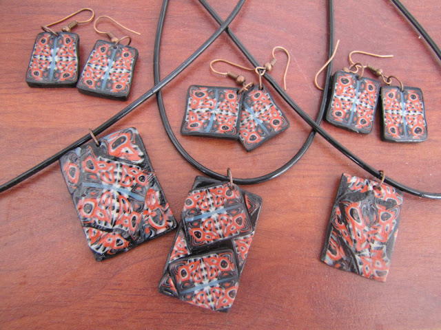 Cercei handmade cu clips, iluzie rustica, model elegant
