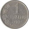 Second Cruzeiro (Novo)- 1 Cruzeiro coin 1970, 1974 - 1979