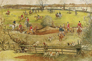 Kenneth Wynn hunting scene
