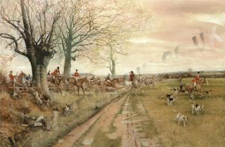 Kenneth Wynn hunting scene