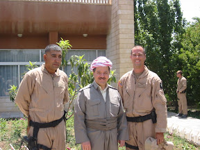 Kamran, President Barzany and me.