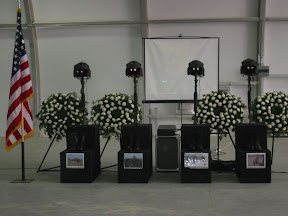 Memorial for our sister company who lost a crew during the train up to the war.