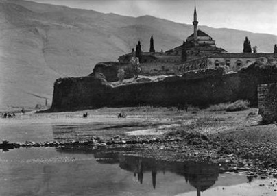 Ιωάννινα , η λίμνη με το Κάστρο , 1913