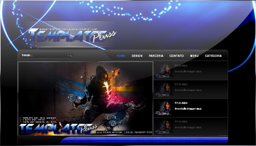 Novo Theme do blog Pluss
