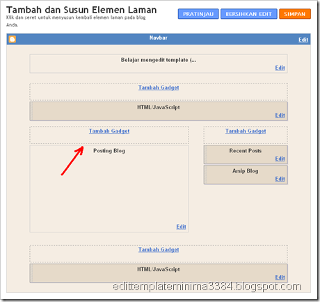 posting blog link tambah gadget posting blog link tambah gadget