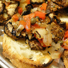 Portobello Bruschetta with Rosemary Aïoli
