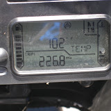 Start of the day, I stopped in Wickenburg at noon, it was 102!