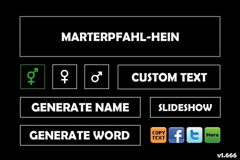 Ubername Generator