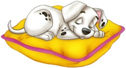Disney-101-Dalmation-sleeping-pillow Disney-101-Dalmation-sleeping-pillow