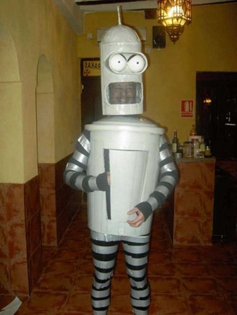 Todo Halloween: fotos de los lectores: disfraz casero de Bender futurama