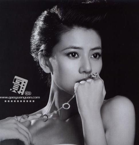 black and white photoshoot. Gao Yuanyuan – Black and White