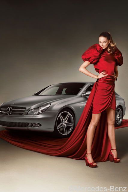 Supermodel Julia Stegner Shoot for Mercedes Benz