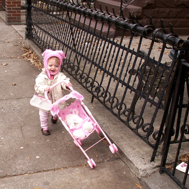 [Elaine pushing the dolly stroller outside_0002[4].jpg]