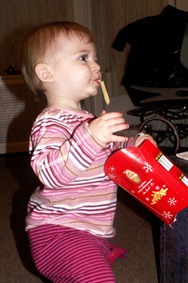 Elaine eating McDonalds French Fries
