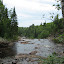 Looking back downstream