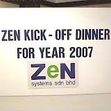 Zen Kick-Off Dinner 2007